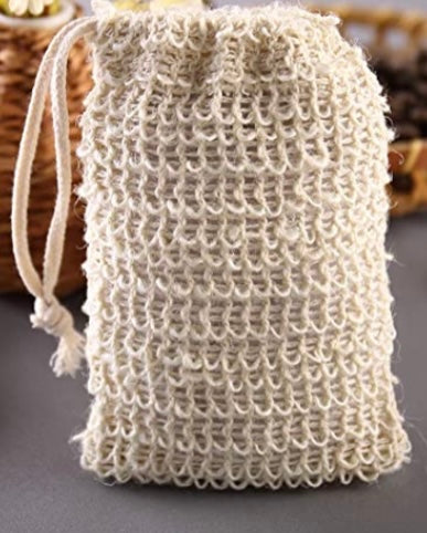 100% Cotton Soap Exfoliating Bag 5.5”x3.54”