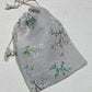 100% Cotton Floral Gift Bag 5”x7”