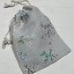 100% Cotton Floral Gift Bag 5”x7”